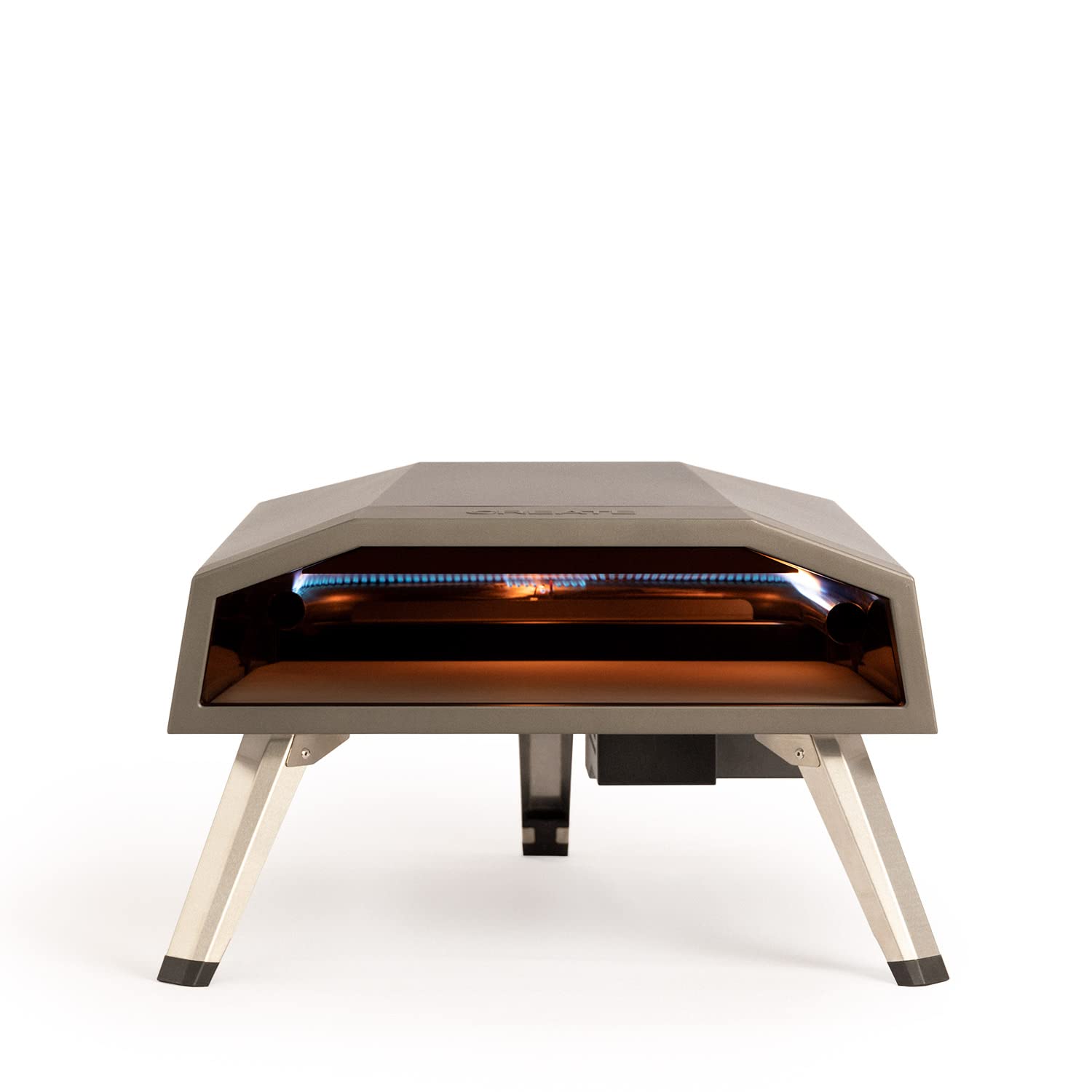 CREATE/PIZZA MAKER PRO 16"/ Tragbarer Gas-Pizzaofen/Edelstahl und Stein, klappbare Füße, Abflammsystem, schnelles Backen, max. Temperatur 500 °C, 40cm Pizzen